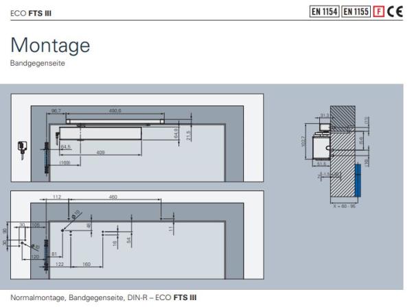 ECO Freilauftürschließer FTS III –EN 3-6